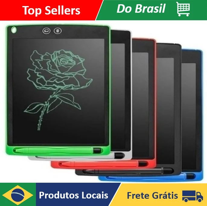 Lousa Magica Tablet Lcd 8.5 Polegadas Escrever e Pintar e Desenhar