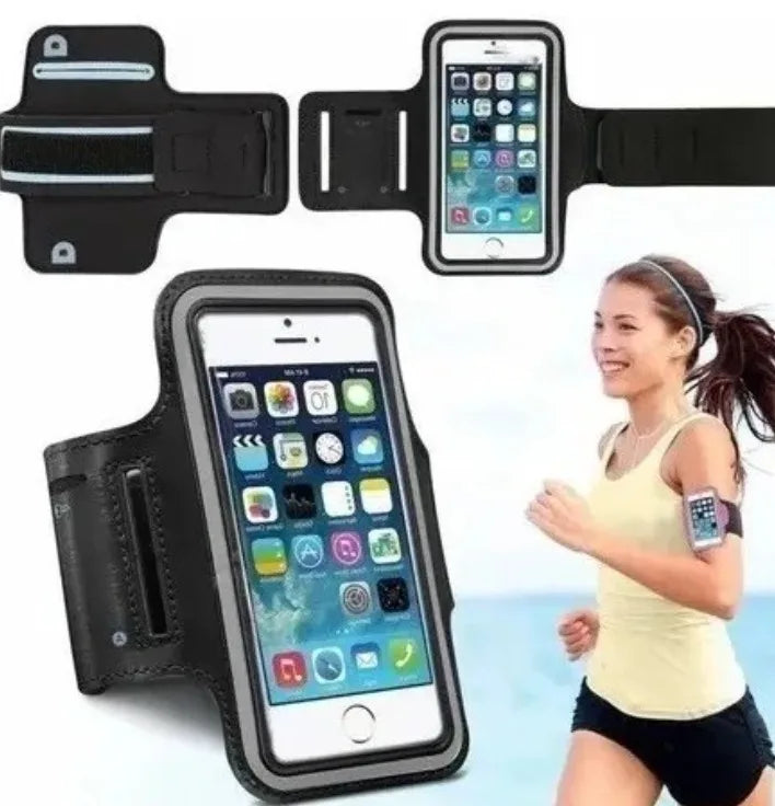 Braçadeira Porta Celular Treino Esporte Academia 4.7 e 5.5 Suporte Corrida Academia Ciclismo universal